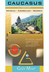 Caucasus Geographical Map by GiziMap