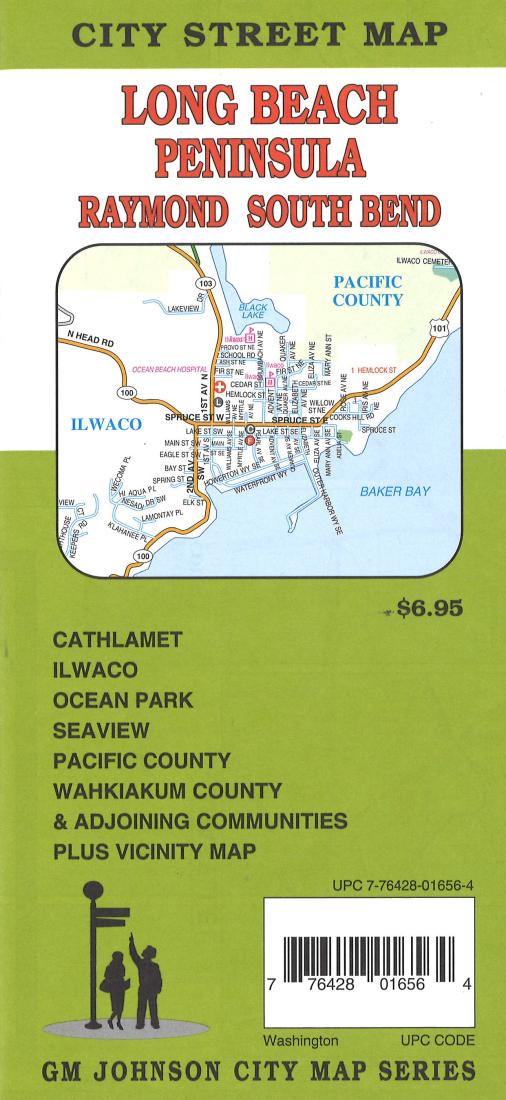 Cover of Long Beach Peninsula, Raymond and South Bend, Washington by GM Johnson