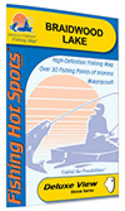 Braidwood Lake Fishing Map by Fishing Hot Spots