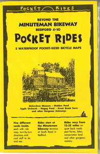 Beyond the Minuteman Bikeway : Bedford, Massachusetts (6-10), Lam Map Cards by Rubel BikeMaps