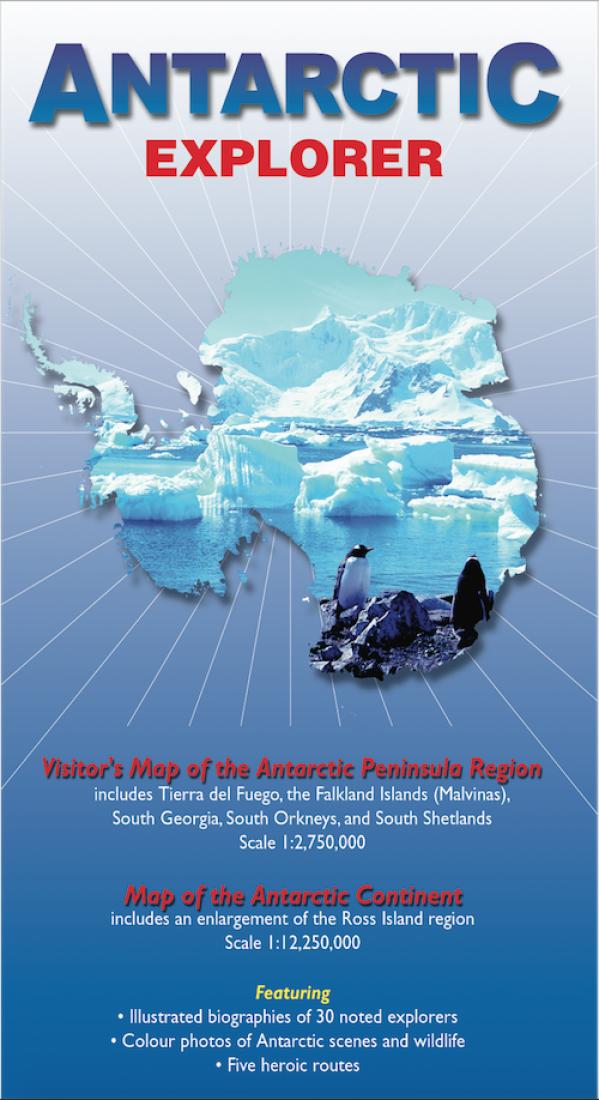 Cover of Antarctic Explorer Map by Ocean Explorer Maps