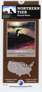 Northern Tier 10: Lackawanna, New York to Ticonderoga, New York by Adventure Cycling Association