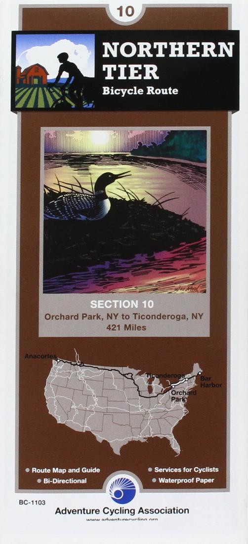Cover of Northern Tier 10: Lackawanna, New York to Ticonderoga, New York 