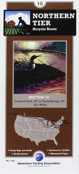 Cover of Northern Tier 10: Lackawanna, New York to Ticonderoga, New York 