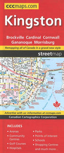 Kingston Cornwall Brockville Street Map by Canadian Cartographics Corporation