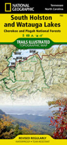 South Holston and Watauga Lakes : Cherokee and Pisgah National Forests = Cherokee and Pisgah National Forests : south Holston and Watauga Lakes : Tennessee/North Carolina, USA by National Geographic