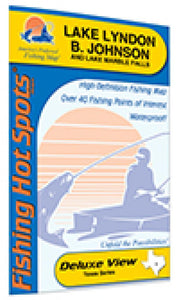 Lyndon B. Johnnson & Marble Falls Fishing Map by Fishing Hot Spots