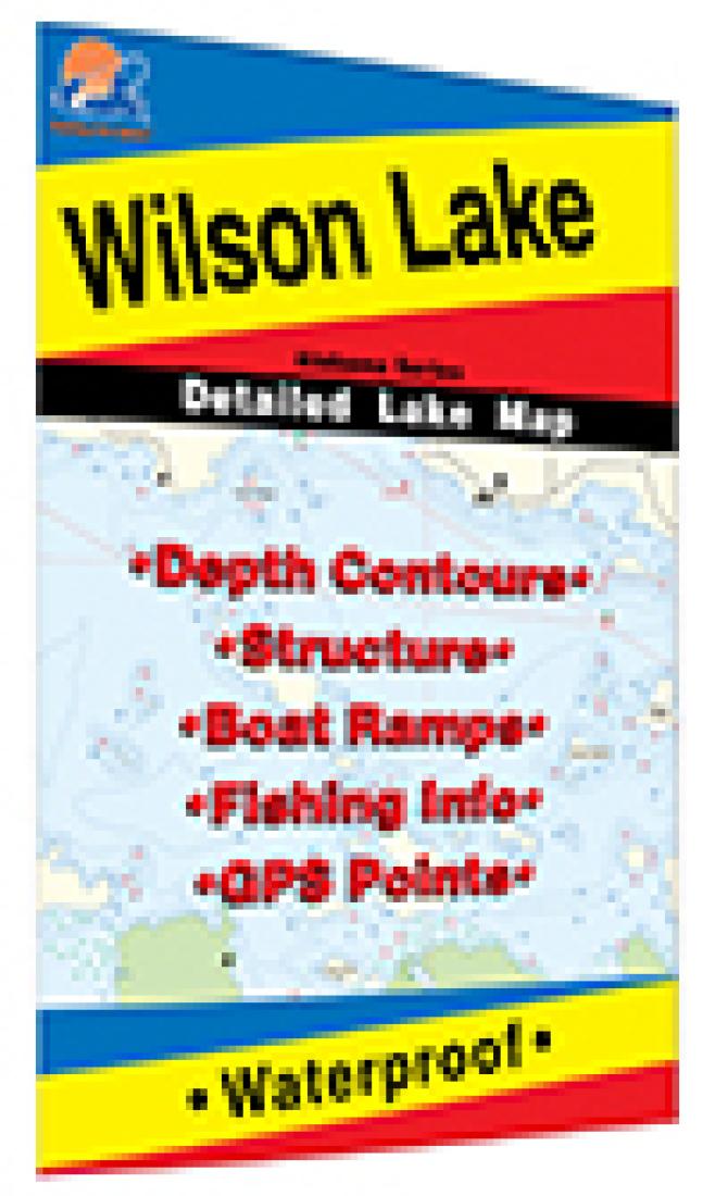 Cover of Wilson Lake Fishing Map by Fishing Hot Spots