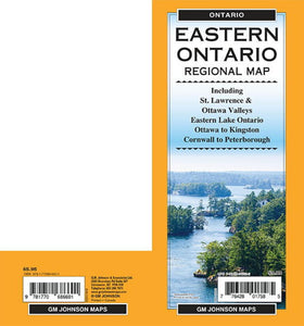 Eastern Ontario, Ontario Regional Map by GM Johnson