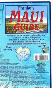 Maui, Hawaii, Guide Map Things to See and Do by Frankos Maps Ltd.