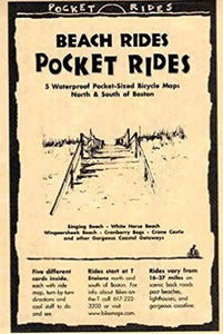 Boston, Massachusetts Beach Rides, Lam Map Cards by Rubel BikeMaps