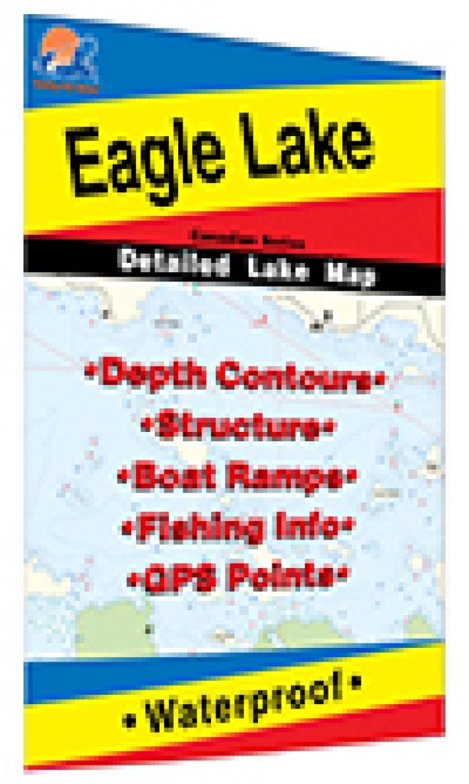 Cover of Eagle Lake Ontario Fishing Map by Fishing Hot Spots