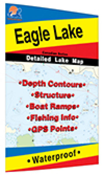 Cover of Eagle Lake Ontario Fishing Map by Fishing Hot Spots