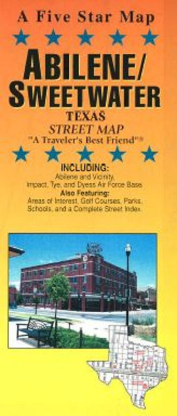 Cover of Abilene and Sweetwater, Texas by Five Star Maps, Inc.