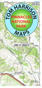 Pinnacles National Monument, California Recreation Map by Tom Harrison Maps