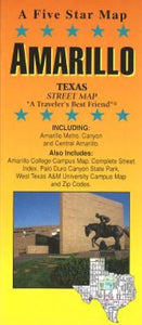 Amarillo, Texas by Five Star Maps, Inc.