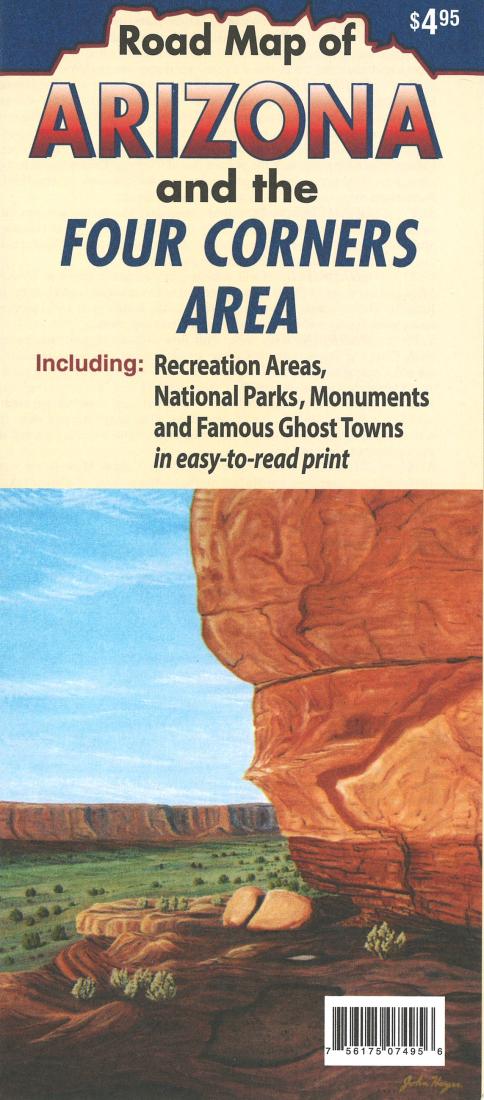 Cover of Arizona and the Four Corners area by North Star Mapping
