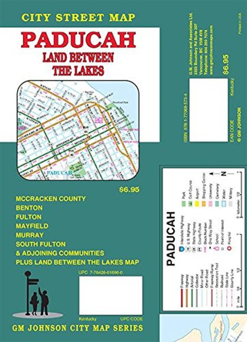 Cover of Paducah, Kentucky, with Land Between the Lakes by GM Johnson