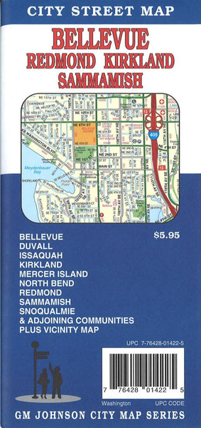 Bellevue : Redmond : Kirkland : Sammamish : city street map = Bellevue : Redmond : Kirkland : Issaquah : city street map