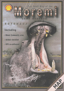 Map of Moremi Game Reserve by Veronica Roodt