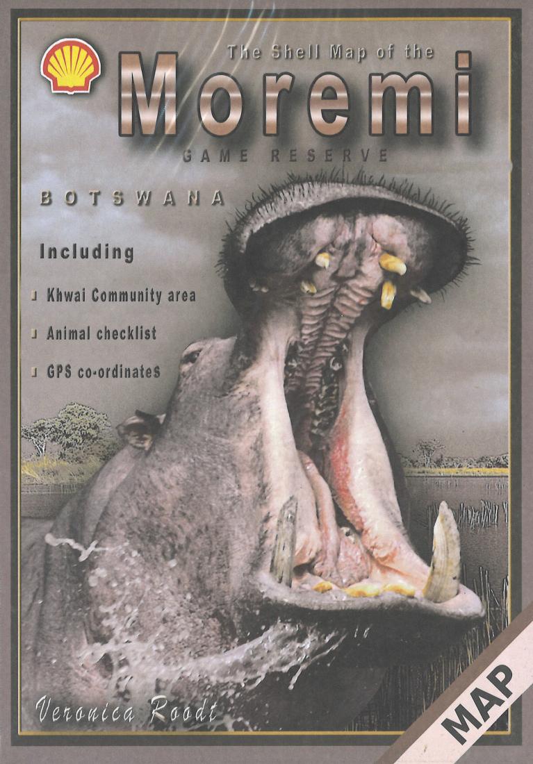 Cover of Map of Moremi Game Reserve by Veronica Roodt