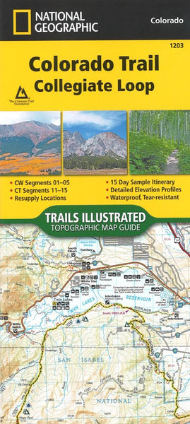 Colorado trail : collegiate loop by National Geographic