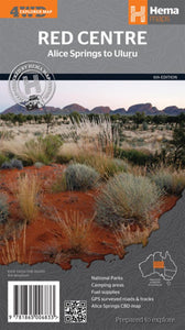 Red Centre, Australia, Alice Springs to Uluru (4WD Explorer Map) by Hema Maps