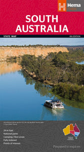 South Australia, Australia, State Map by Hema Maps