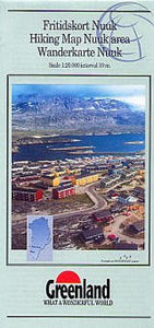 Nuuk Area Hiking Map by Greenland Tourism