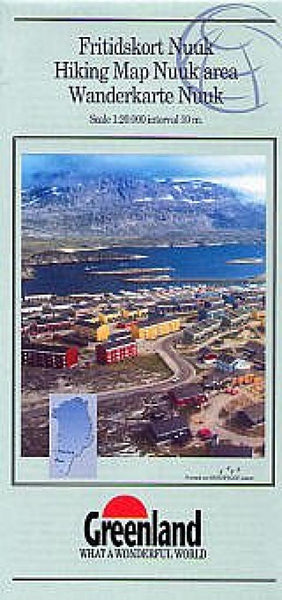 Cover of Nuuk Area Hiking Map by Greenland Tourism