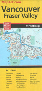 Vancouver and Fraser Valley Street Map by Canadian Cartographics Corporation