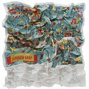 London, United Kingdom Junior Crumpled City Map by Palomar S.r.l.