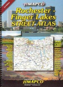 Rochester and Finger Lanes, New York, Road Atlas by Jimapco