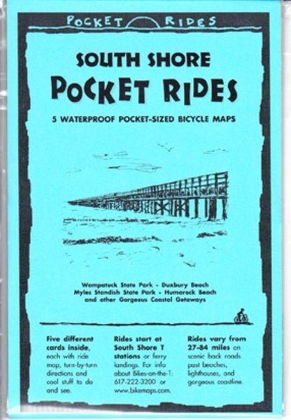 Cover of Massachusetts, South Shore, Lam Bike Map Cards 