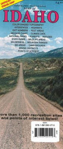 Idaho, Topographic Recreational Map by GTR Mapping