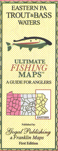 Eastern PA Trout and Bass Map by Franklin Maps