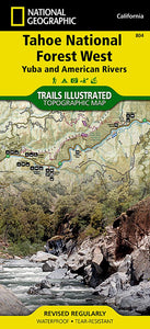 Tahoe National Forest west : Yuba and American Rivers by National Geographic
