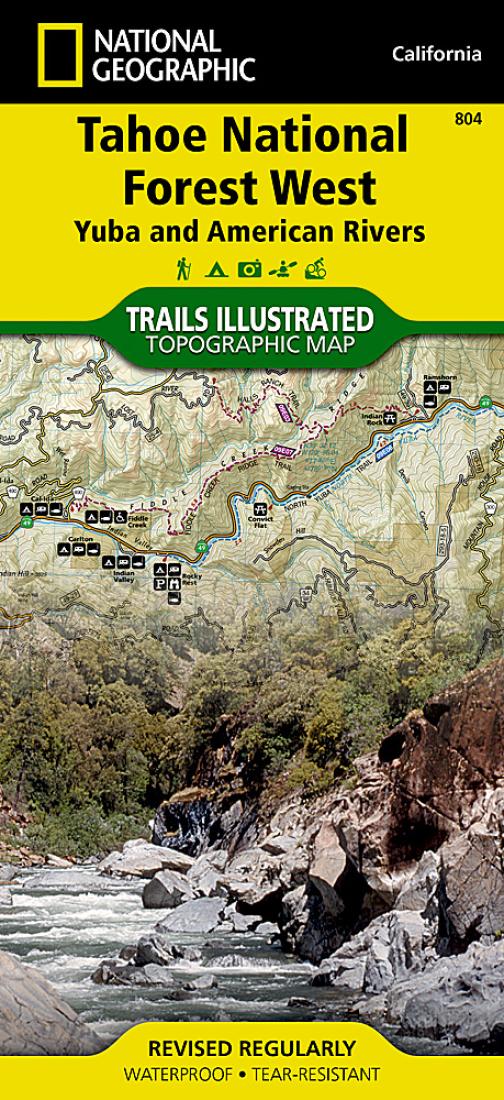 Tahoe National Forest west : Yuba and American Rivers by National Geographic