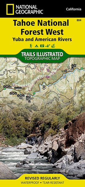 Tahoe National Forest west : Yuba and American Rivers by National Geographic