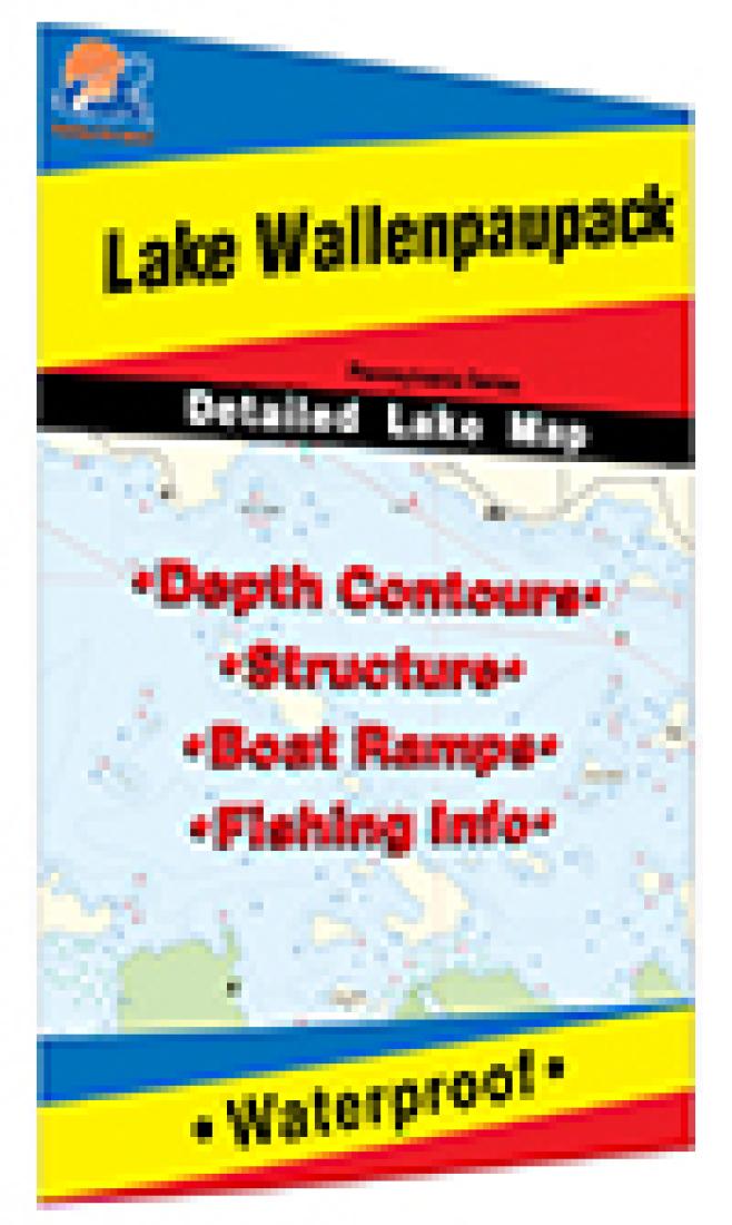 Cover of Lake Wallenpaupack Fishing Map by Fishing Hot Spots