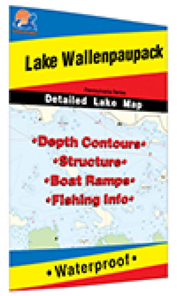 Cover of Lake Wallenpaupack Fishing Map by Fishing Hot Spots