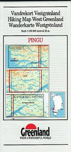Pingo Hiking Map by Greenland Tourism