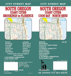 Oregon, South with Coast Cities, Coos Bay and North Bend by GM Johnson