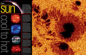 New Views of Our Sun, Cool to Hot by National Geographic Maps