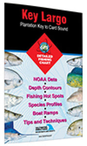 Key Largo - Plantation Key to Card Sound Fishing Map by Fishing Hot Spots
