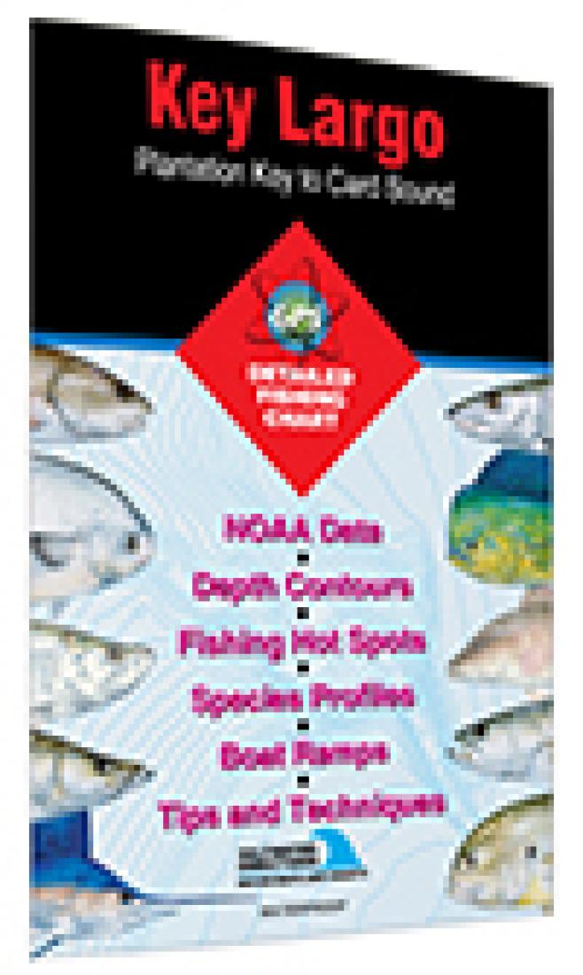Cover of Key Largo Fishing Map by Fishing Hot Spots