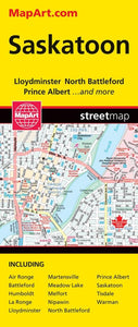 Saskatoon and Area Road Map by Canadian Cartographics Corporation