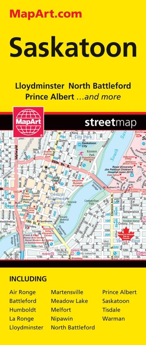 Cover of Saskatoon and Area Road Map 