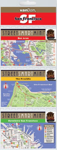 San Francisco, California StreetSmart Mini Map by VanDam