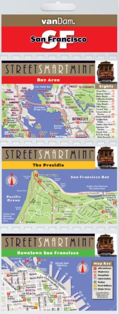 Cover of San Francisco, California StreetSmart Mini Map 